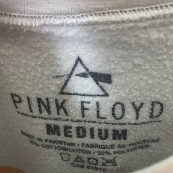 Pink Floyd Live Concert Los Angeles 1975 Band Sweatshirt Adult Size Medium - Picture 2 of 7